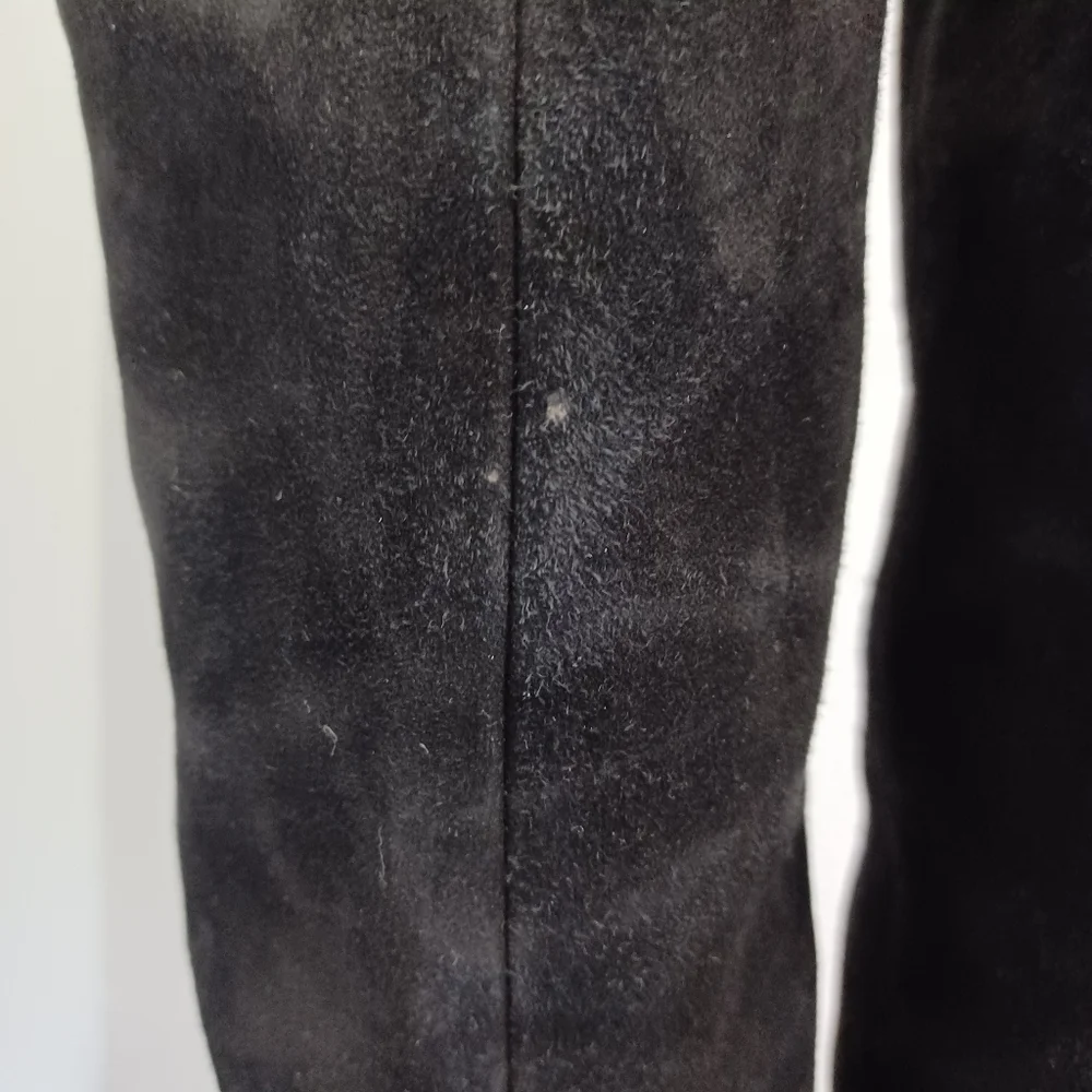 Stuart Weitzman Tall black suede boots size 9M MADE IN SPAIN - Picture 6 of 15